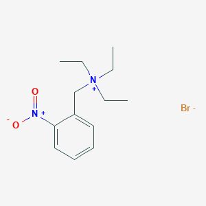 molecular formula C13H21BrN2O2 B14278104 N,N-Diethyl-N-[(2-nitrophenyl)methyl]ethanaminium bromide CAS No. 137866-80-9