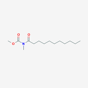 molecular formula C14H27NO3 B14278123 Methyl methyl(undecanoyl)carbamate CAS No. 125481-81-4