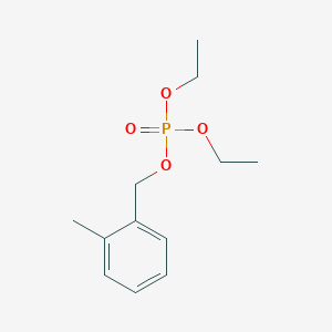 molecular formula C12H19O4P B14278155 Diethyl (2-methylphenyl)methyl phosphate CAS No. 169172-48-9