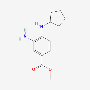 Methyl 3-amino-4-(cyclopentylamino)benzoate