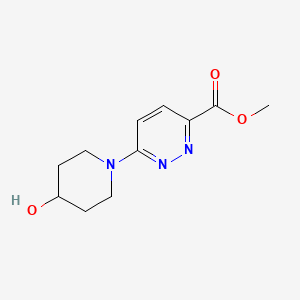 Methyl 6-(4-hydroxypiperidin-1-yl)pyridazine-3-carboxylate