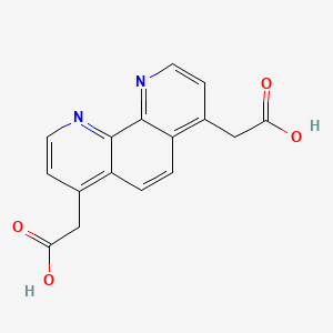 molecular formula C16H12N2O4 B14278214 2,2'-(1,10-Phenanthroline-4,7-diyl)diacetic acid CAS No. 136621-77-7