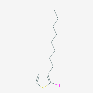 molecular formula C12H19IS B14278216 Thiophene, 2-iodo-3-octyl- CAS No. 153938-80-8