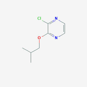 molecular formula C8H11ClN2O B1427828 2-Chloro-3-(2-methylpropoxy)pyrazine CAS No. 1250424-88-4
