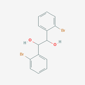 molecular formula C14H12Br2O2 B14278288 1,2-Bis(2-bromophenyl)ethane-1,2-diol CAS No. 172164-00-0