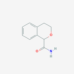 molecular formula C10H11NO2 B1427830 3,4-dihydro-1H-2-benzopyran-1-carboxamide CAS No. 860368-80-5