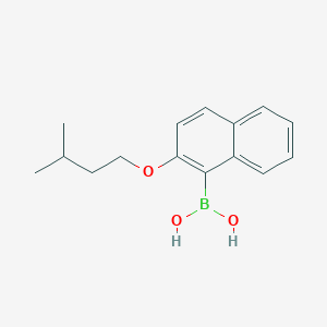 [2-(3-Methylbutoxy)naphthalen-1-yl]boronic acid
