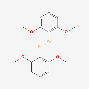 molecular formula C16H18O4Se2 B14278355 Bis(2,6-dimethoxyphenyl)diselane CAS No. 138616-49-6