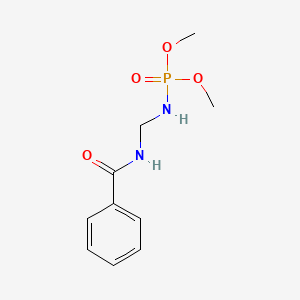 molecular formula C10H15N2O4P B14278388 Dimethyl N-(benzamidomethyl)phosphoramidate CAS No. 125376-12-7