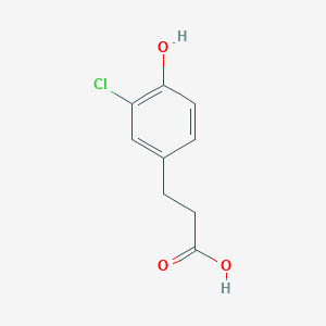 molecular formula C9H9ClO3 B1427839 3-(3-Chloro-4-hydroxyphenyl)propanoic acid CAS No. 79669-18-4