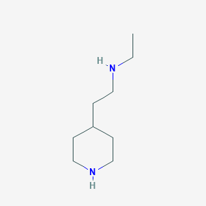 molecular formula C9H20N2 B1427843 N-ethyl-2-(piperidin-4-yl)ethanamine CAS No. 1247504-03-5