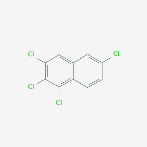 molecular formula C10H4Cl4 B14278448 Naphthalene, 1,2,3,6-tetrachloro CAS No. 149864-78-8