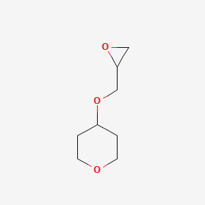 molecular formula C8H14O3 B1427847 4-(Oxiran-2-ylmethoxy)oxane CAS No. 1236764-54-7