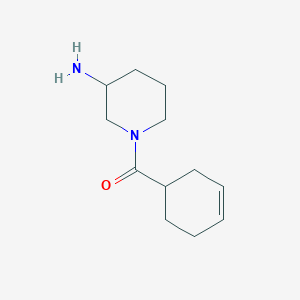 molecular formula C12H20N2O B1427850 1-(Cyclohex-3-ene-1-carbonyl)piperidin-3-amine CAS No. 1251144-07-6