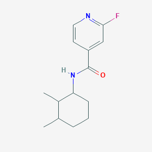 molecular formula C14H19FN2O B1427853 N-(2,3-dimethylcyclohexyl)-2-fluoropyridine-4-carboxamide CAS No. 1291646-99-5