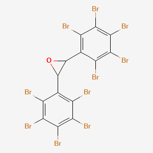 molecular formula C14H2Br10O B14278543 2,3-Bis(pentabromophenyl)oxirane CAS No. 141800-94-4