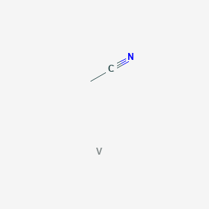 molecular formula C2H3NV B14278578 Acetonitrile;vanadium CAS No. 128973-18-2
