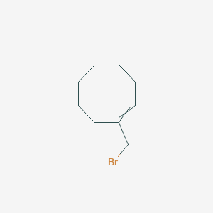 molecular formula C9H15Br B14278642 1-(Bromomethyl)cyclooct-1-ene CAS No. 139615-92-2