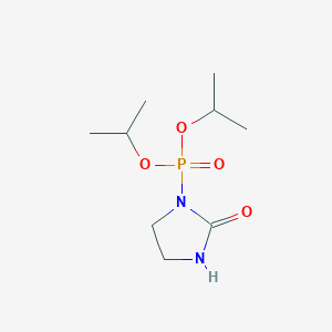 molecular formula C9H19N2O4P B14278687 Dipropan-2-yl (2-oxoimidazolidin-1-yl)phosphonate CAS No. 139109-18-5