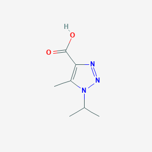 5-methyl-1-(propan-2-yl)-1H-1,2,3-triazole-4-carboxylic acid