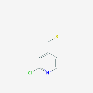 2-Chloro-4-[(methylsulfanyl)methyl]pyridine