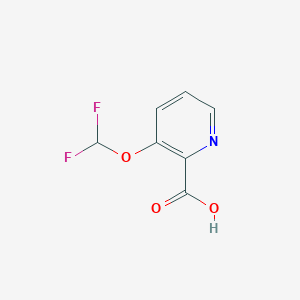molecular formula C7H5F2NO3 B1427876 3-(Difluoromethoxy)picolinic acid CAS No. 1211541-12-6