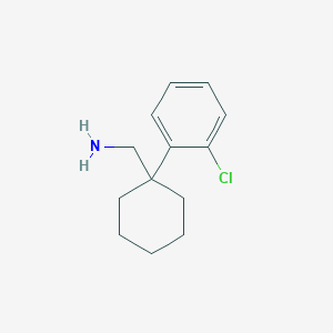 molecular formula C13H18ClN B1427883 [1-(2-氯苯基)环己基]甲胺 CAS No. 933727-15-2