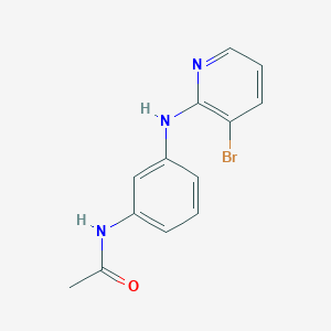 N-{3-[(3-bromopyridin-2-yl)amino]phenyl}acetamide