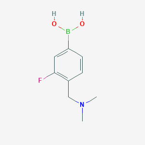 4-((Dimethylamino)methyl)-3-fluorophenylboronic acid