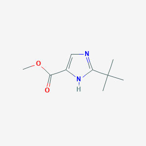 molecular formula C9H14N2O2 B1427918 methyl 2-tert-butyl-1H-imidazole-5-carboxylate CAS No. 1248414-68-7