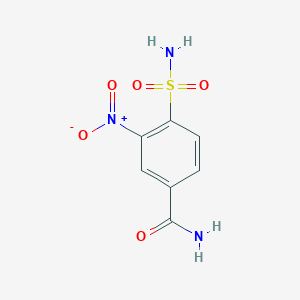 3-Nitro-4-sulfamoylbenzamide