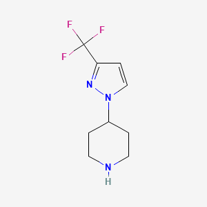 4-[3-(trifluoromethyl)-1H-pyrazol-1-yl]piperidine