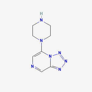 1-{[1,2,3,4]Tetrazolo[1,5-a]pyrazin-5-yl}piperazine