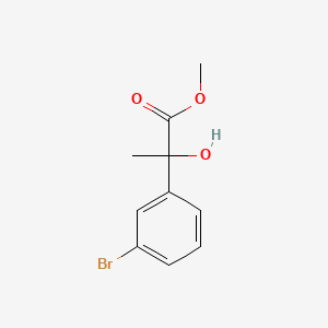molecular formula C10H11BrO3 B1427944 Methyl 2-(3-bromophenyl)-2-hydroxypropanoate CAS No. 1247545-72-7
