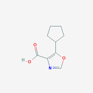 5-Cyclopentyloxazole-4-carboxylic acid
