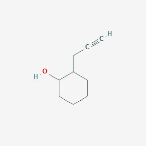 molecular formula C9H14O B1427946 2-(Prop-2-yn-1-yl)cyclohexan-1-ol CAS No. 21290-71-1