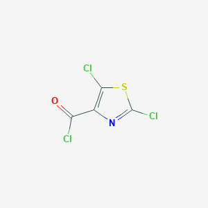 molecular formula C4Cl3NOS B142795 2,5-Dichloro-1,3-thiazole-4-carbonyl chloride CAS No. 127426-29-3