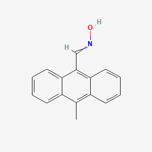 molecular formula C16H13NO B14279523 N-[(10-Methylanthracen-9-YL)methylidene]hydroxylamine CAS No. 119826-85-6