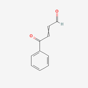 molecular formula C10H8O2 B14279529 4-Oxo-4-phenylbut-2-enal CAS No. 127921-80-6