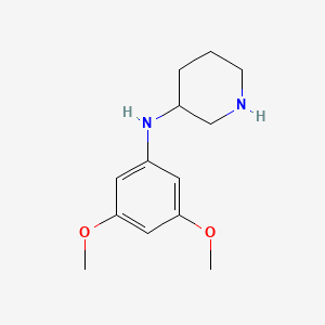 molecular formula C13H20N2O2 B1427957 N-(3,5-dimethoxyphenyl)piperidin-3-amine CAS No. 1282848-82-1