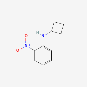 molecular formula C10H12N2O2 B1427964 N-cyclobutyl-2-nitroaniline CAS No. 55432-24-1