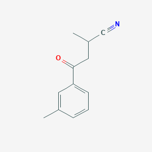 2-Methyl-4-(3-methylphenyl)-4-oxobutanenitrile