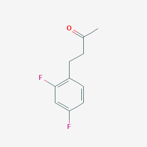 molecular formula C10H10F2O B1427973 4-(2,4-Difluorophenyl)butan-2-one CAS No. 1247990-59-5