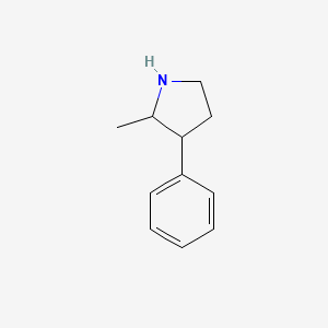 molecular formula C11H15N B1427978 2-Methyl-3-phenylpyrrolidine CAS No. 33562-39-9