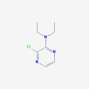 molecular formula C8H12ClN3 B1427981 3-chloro-N,N-diethylpyrazin-2-amine CAS No. 1249331-91-6