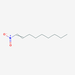 molecular formula C9H17NO2 B14279943 1-Nitronon-1-ene CAS No. 122016-31-3