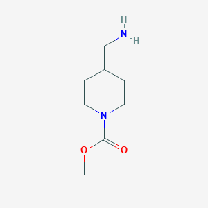 molecular formula C8H16N2O2 B1427998 Methyl 4-(aminomethyl)piperidine-1-carboxylate CAS No. 1249783-95-6