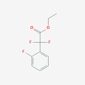 molecular formula C10H9F3O2 B1428003 2,2-二氟-2-(2-氟苯基)乙酸乙酯 CAS No. 698378-76-6
