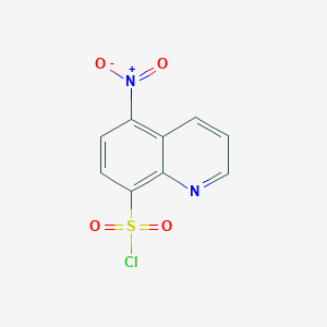 molecular formula C9H5ClN2O4S B1428005 5-Nitroquinoline-8-sulfonyl chloride CAS No. 855766-52-8