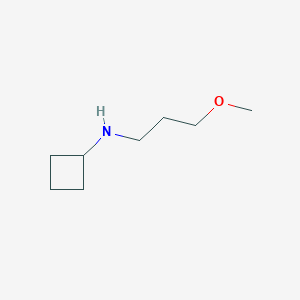 molecular formula C8H17NO B1428007 N-(3-methoxypropyl)cyclobutanamine CAS No. 1247765-70-3
